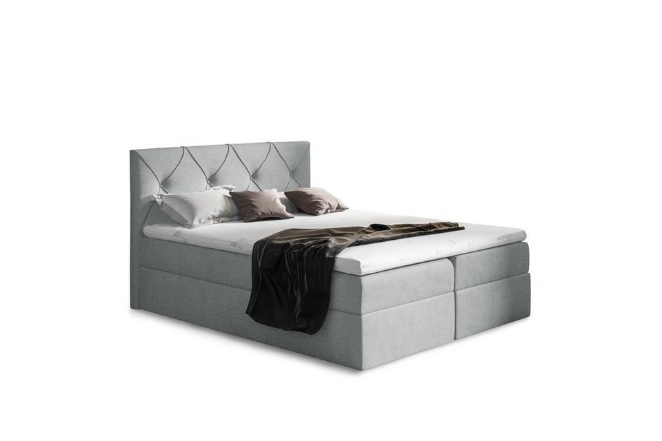 99rooms Boxspringbett Arian (Schlafzimmerbett, Bett), mit Bonellfederkern Matrat