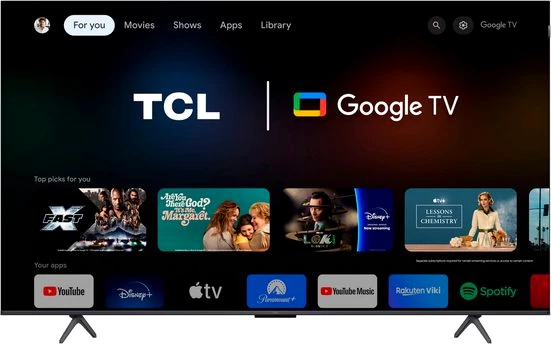TCL 75C61BX1 QLED-Fernseher