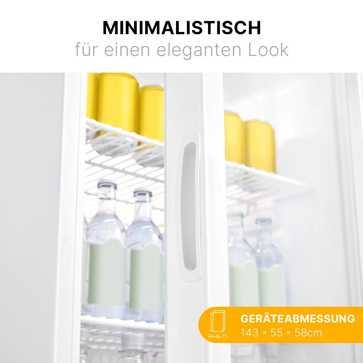 BOMANN Getränkekühlschrank KSG 7289, 143 cm hoch, 55 cm breit