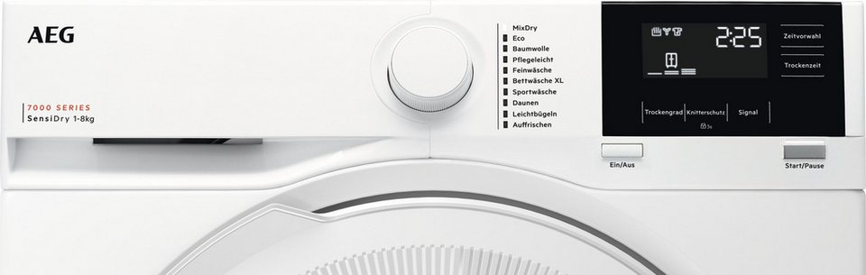 AEG Wärmepumpentrockner Serie 7000 TR7T61580, SensiDry®: mit der Wärmepumpentech