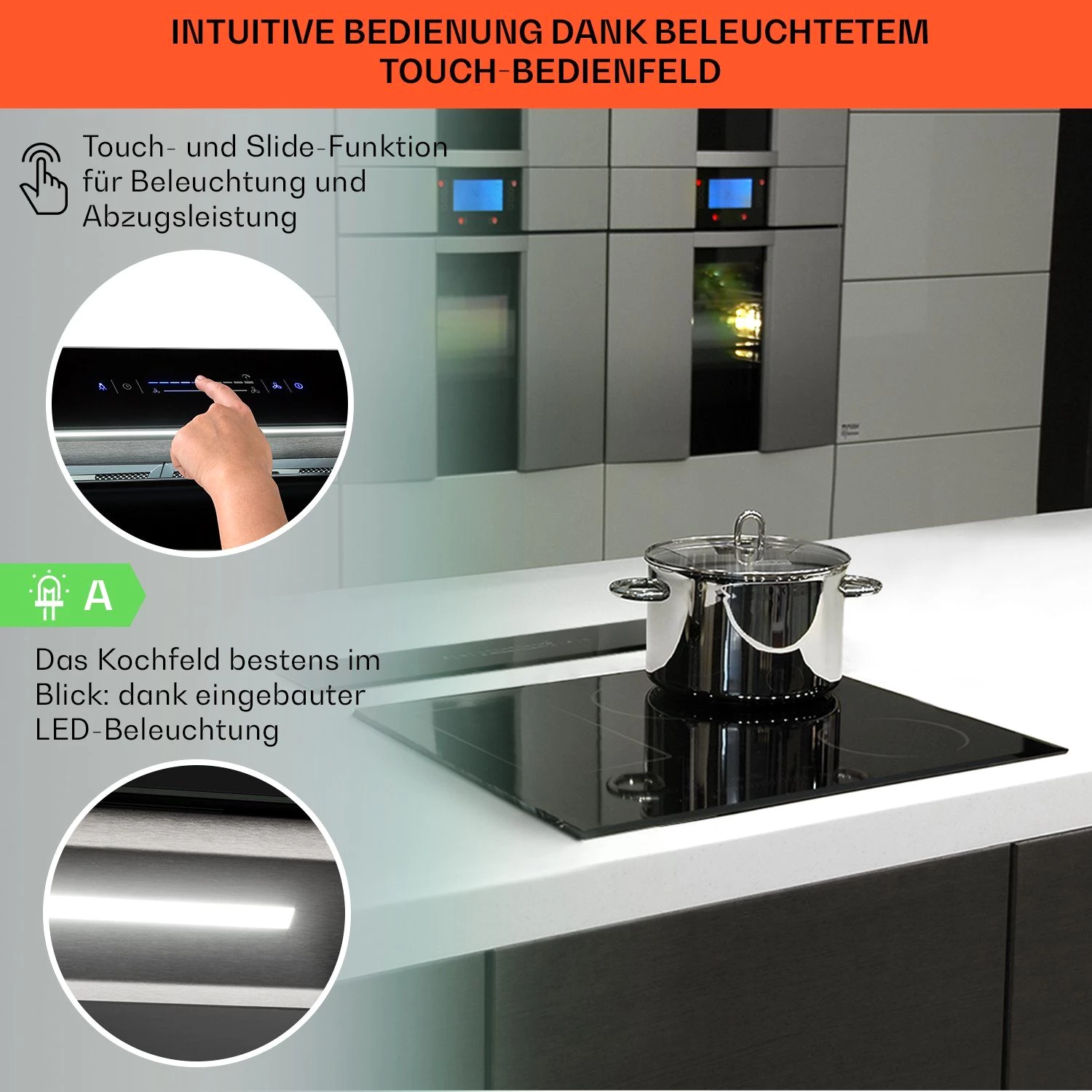 Klarstein Deckenhaube Royal Flush Eco Serie CGCH3-Royal-FlushEco Royal Flush Eco