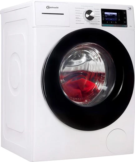BAUKNECHT Waschmaschine B6R 98E SILENCE DE, 9 kg, 1400 U/min, Dampfprogramm, besonders leise