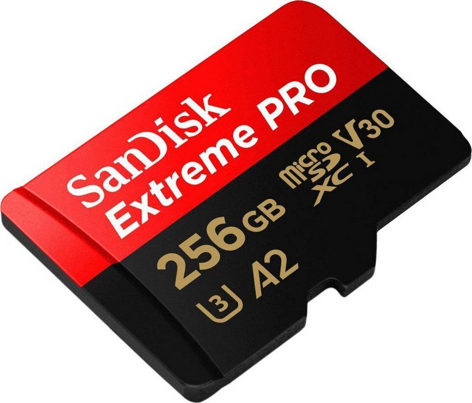 Sandisk Extreme PRO microSDXC™-UHS-I-KARTE Speicherkarte (256 GB, Video Speed Cl