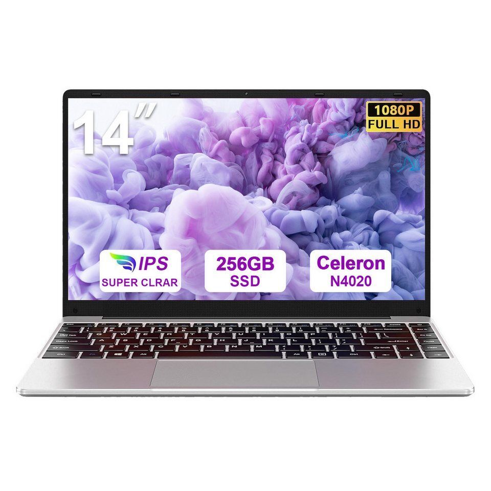 bvate B5/B8 Laptop, 14 Zoll, N4020, 6GB/8GB RAM, 256GB SSD Notebook Notebook (35