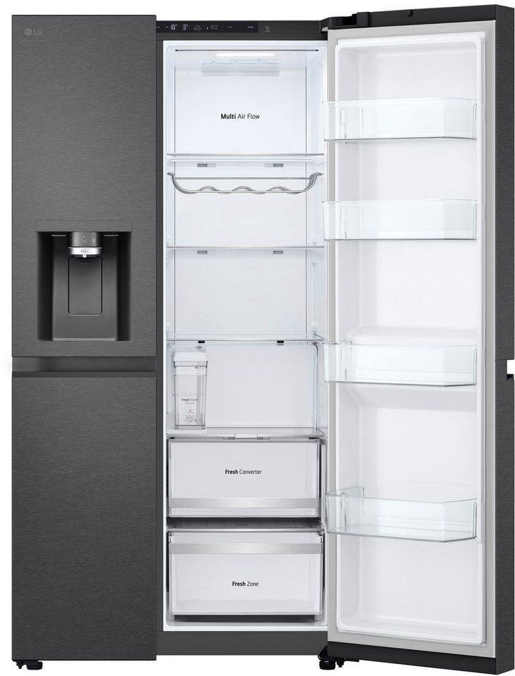 LG Side-by-Side L-Serie GSLE81EPBD, 179 cm hoch, 91,3 cm breit