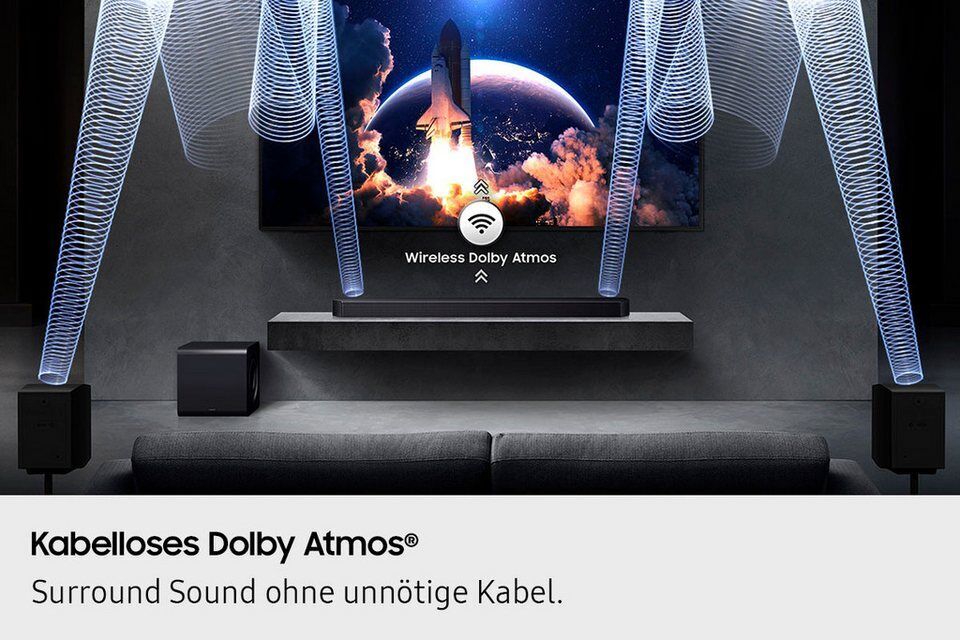 Samsung HW-Q935GF Q-Soundbar Soundbar 9.1.4 (Bluetooth, WLAN (WiFi), 9.1.4-Kanal