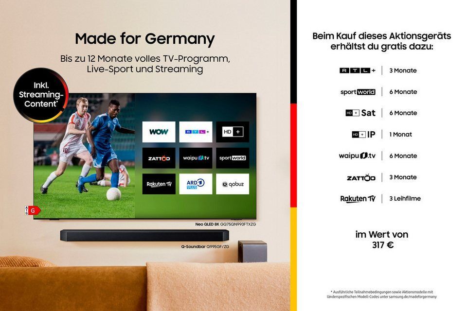Samsung GQ75Q7FAAU QLED-Fernseher (189 cm/75 Zoll, 4K Ultra HD, Smart-TV, Quantu