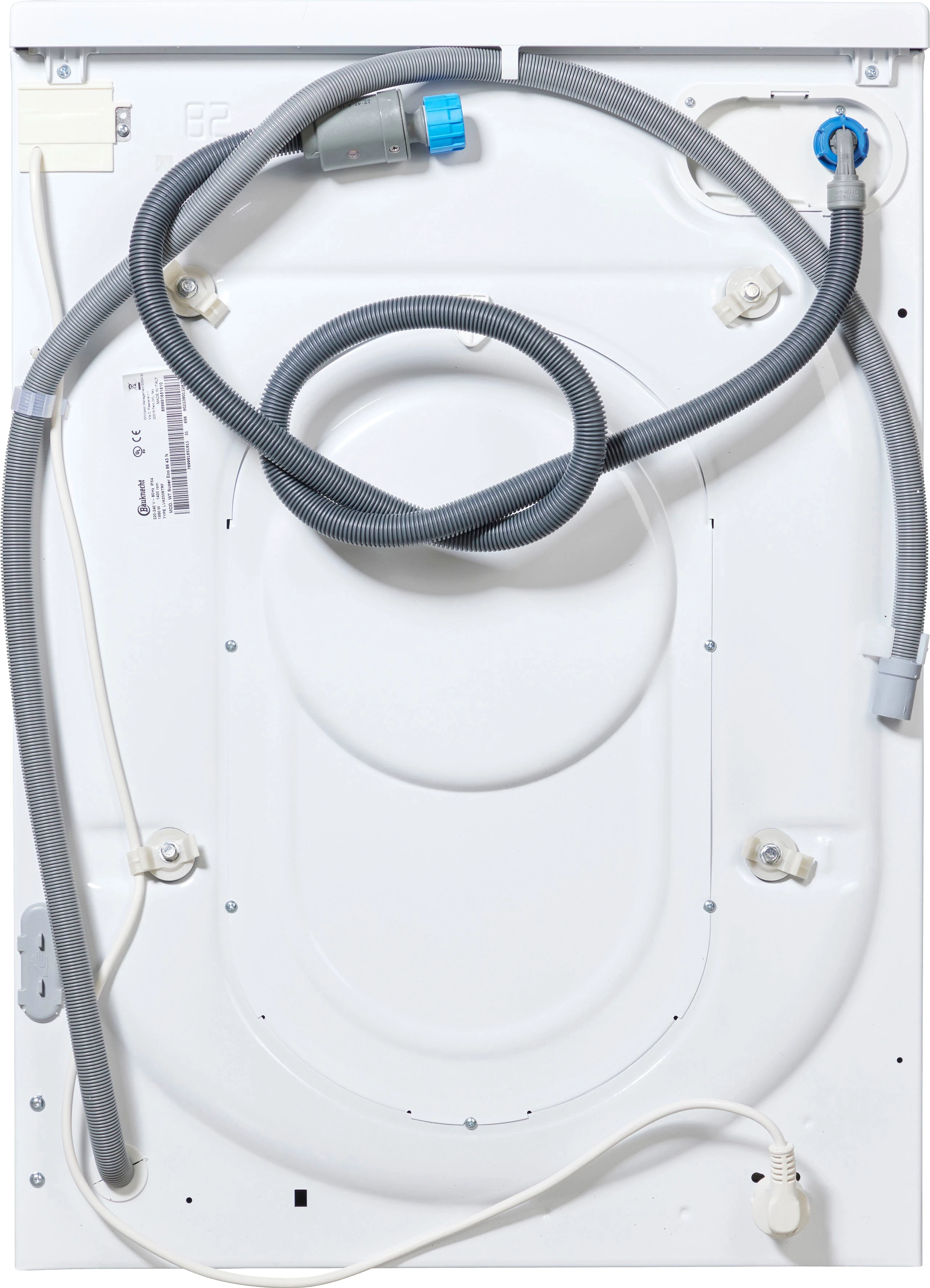 BAUKNECHT Waschtrockner WT SUPER ECO 86 43 N, 8 kg, 6 kg, 1400 U/min
