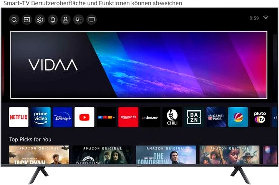 Hisense 85E77NQ PRO QLED-Fernseher (214,78 cm/85 Zoll, 4K Ultra HD, Smart-TV, 4K UHD, QLED)