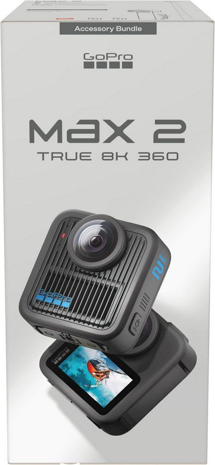 GoPro MAX2 Accessory Hard Bundle 360°-Kamera (8K, Bluetooth, WLAN (Wi-Fi)