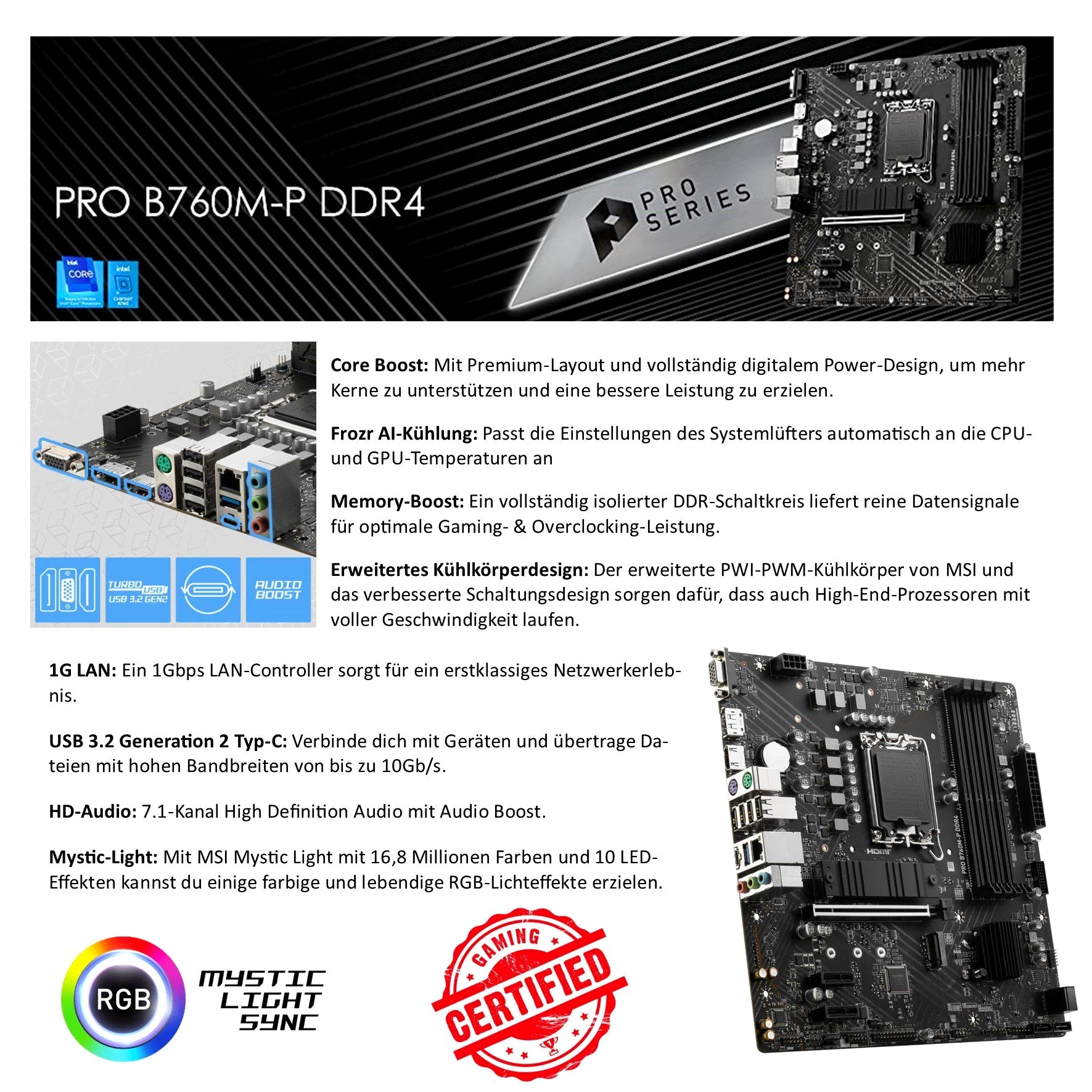 Meinpc Intel Core i9 24x 6.0 Ghz mit RTX 5070 Gaming-PC
