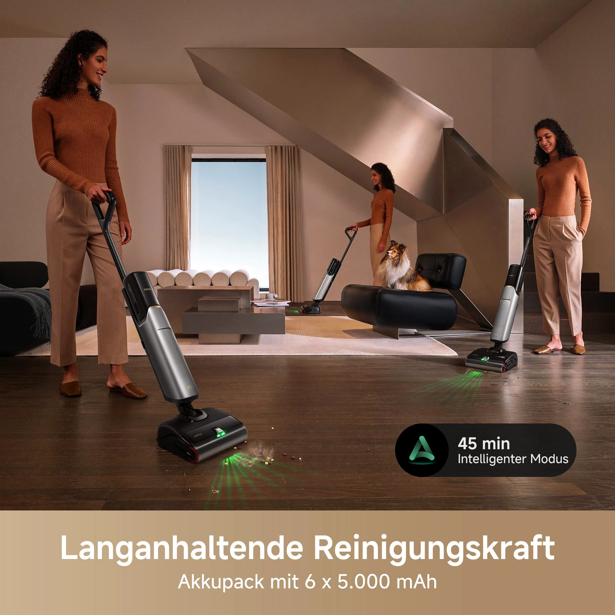 Dreame Nass-Trocken-Sauger MOVA X4 Pro, 450 W, 20.000Pa Saugkraft