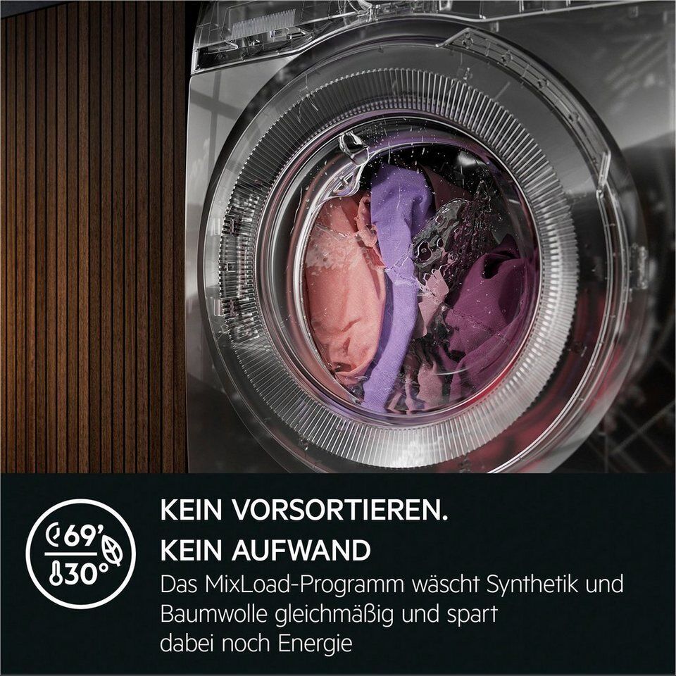 AEG Waschmaschine Serie 7000 LR7EA610FL 914501652, 10 kg, 1600 U/min, UniversalD
