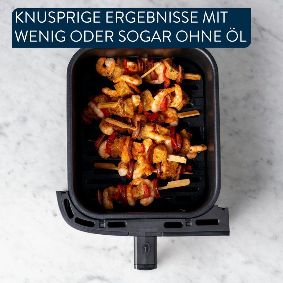 Tefal Heißluftfritteuse Jamie Oliver by Tefal Dual Easy Fry & Grill, 2 unabhängi