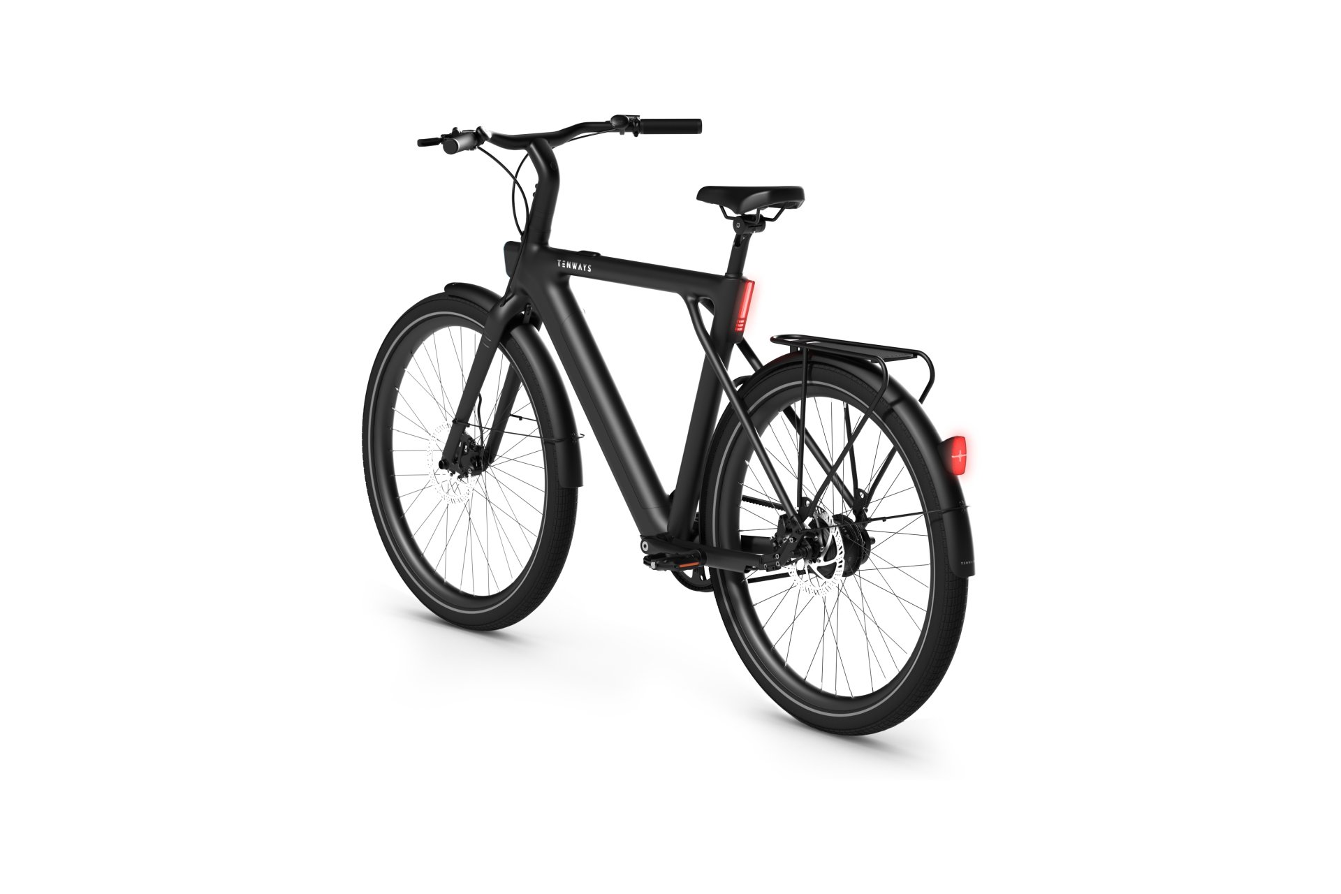 TENWAYS CGO009 - 374 Wh - 28 Zoll - Diamant - 2026 Schwarz