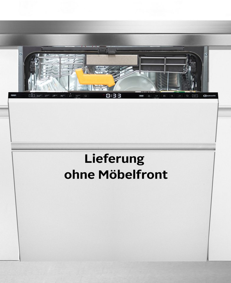 BAUKNECHT vollintegrierbarer Geschirrspüler OBIC Ecospace 8650, 14 Maßgedecke, S