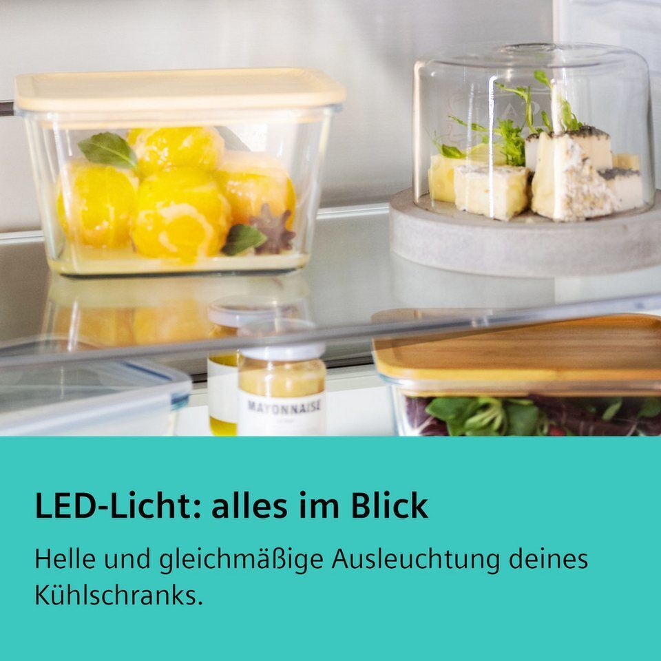 SIEMENS Kühl-/Gefrierkombination KG49NXIBF, 203 cm hoch, 70 cm breit, noFrost, h