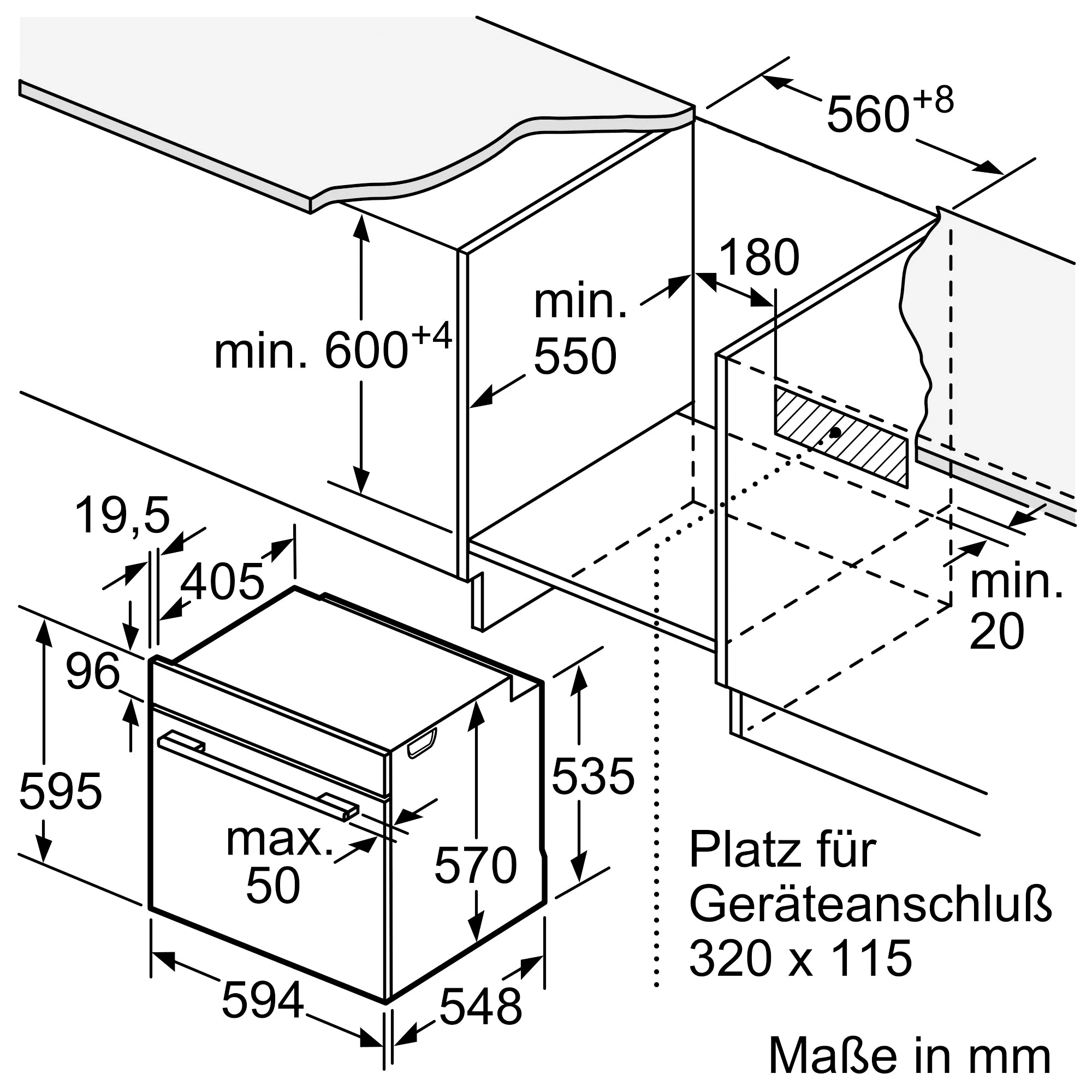 NEFF Backofen-Set BTX46PIB0, mit Teleskopauszug nachrüstbar, Pyrolyse-Selbstreinigung