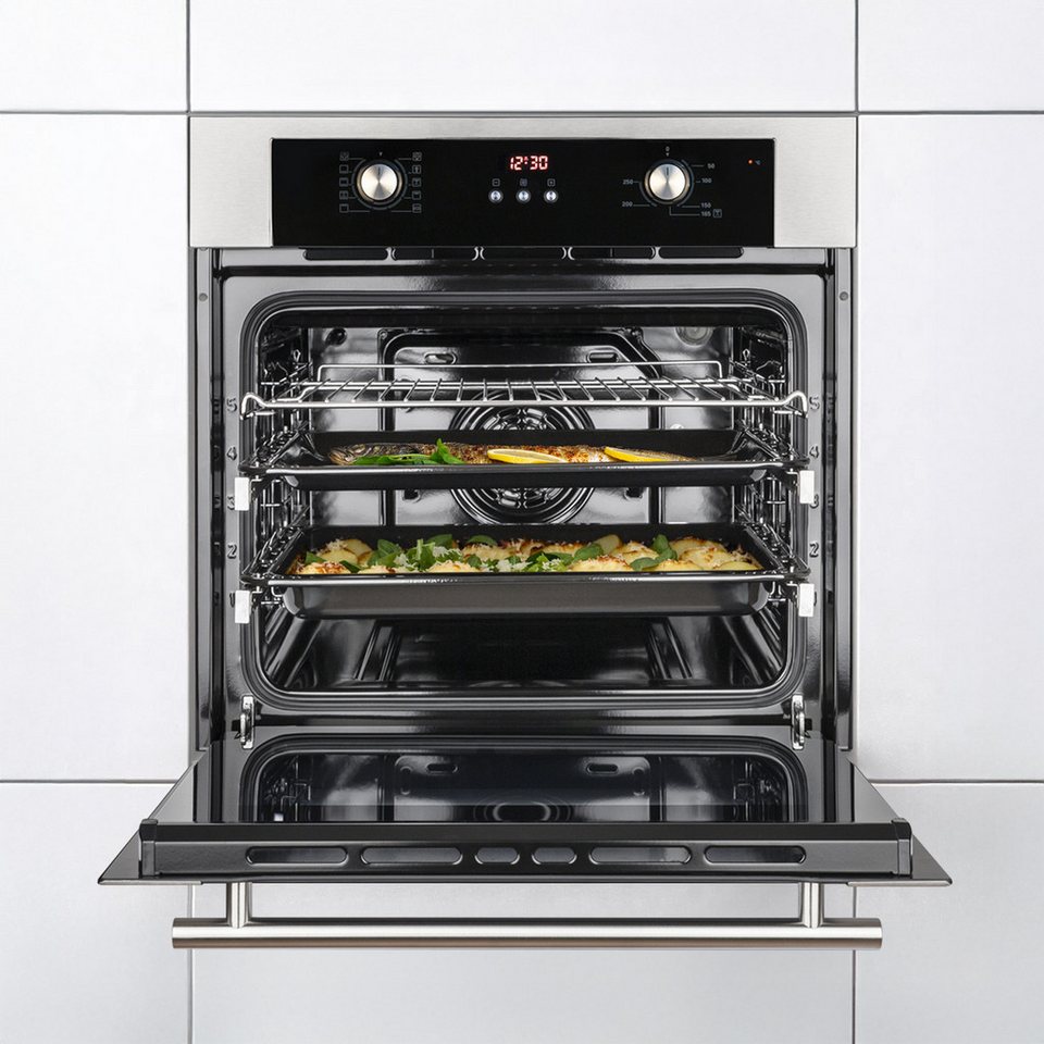 KKT KOLBE Einbaubackofen Backofen Elektroherd BO8810SS, DampfClean, 60 cm / Einb