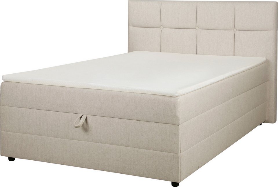 OTTO home Boxbett Fillmore inkl. Bettkasten, Liegefläche 140 und 180x200 cm, ink