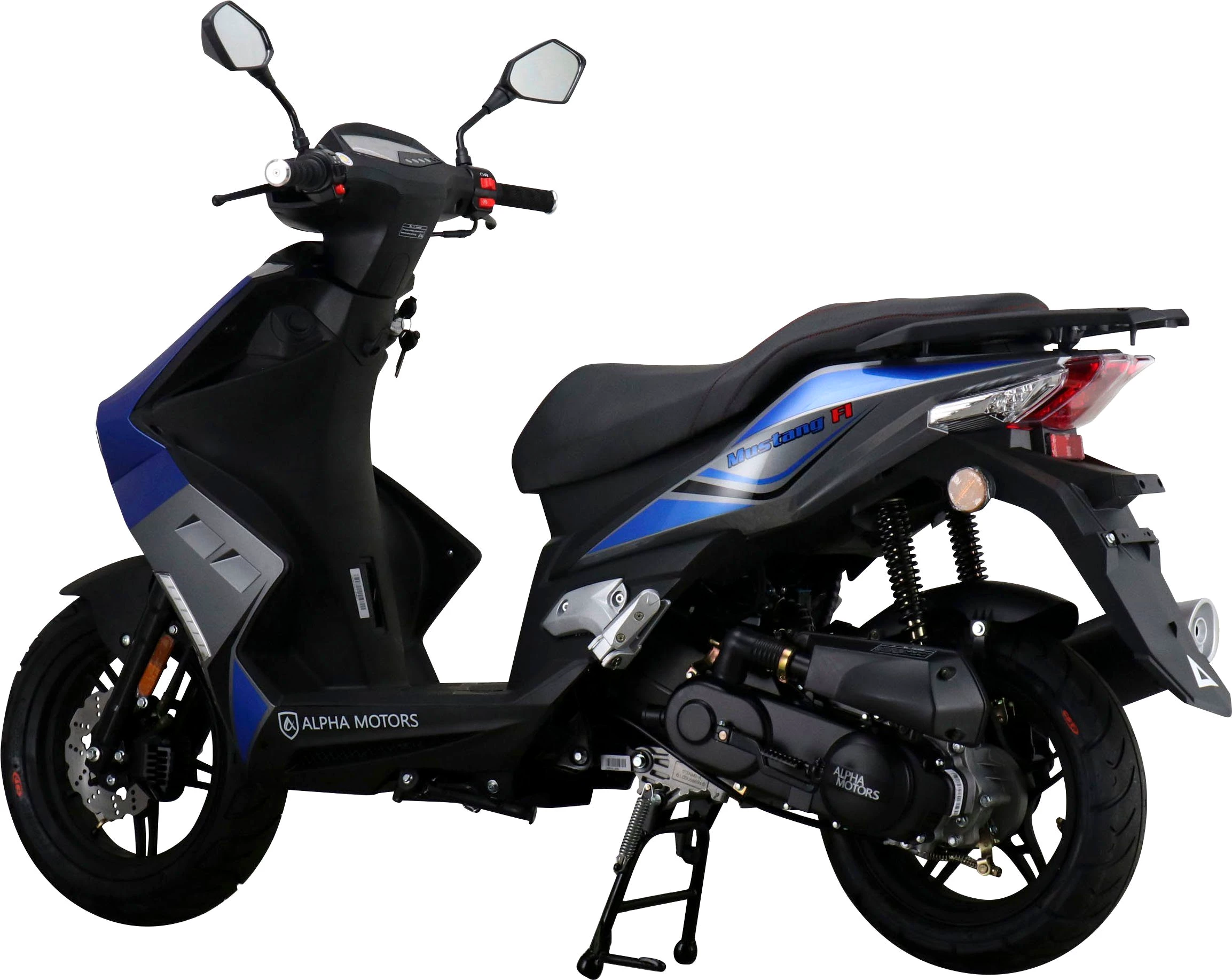ALPHA MOTORS Motorroller Mustang FI 50 ccm, 45 km/h, Euro 5, mit USB-Anschluss und Lenkerschloss