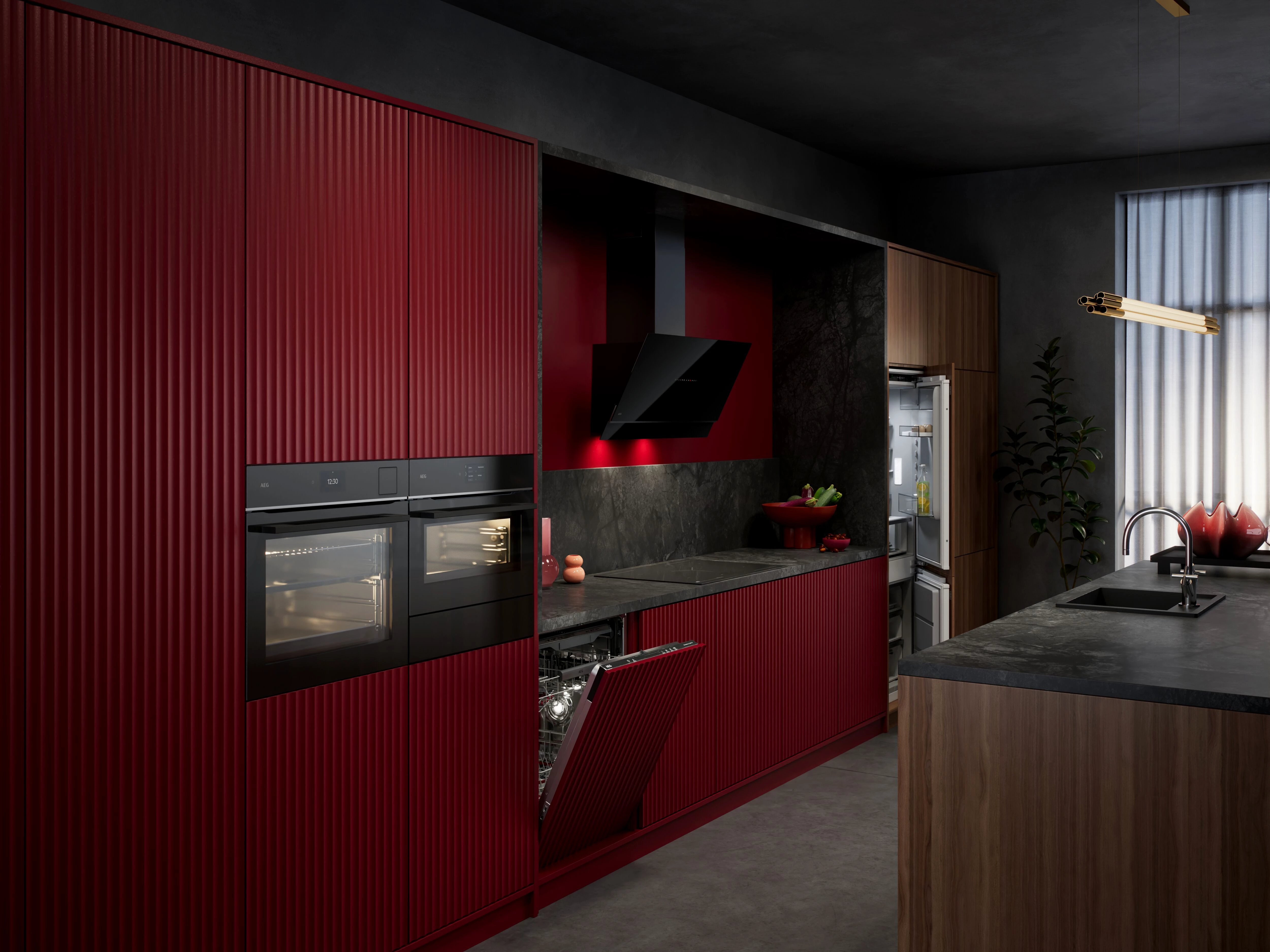 AEG Backofen-Set HH24BSIB, Aqua Clean, Wasserdampfreinigung des Ofens