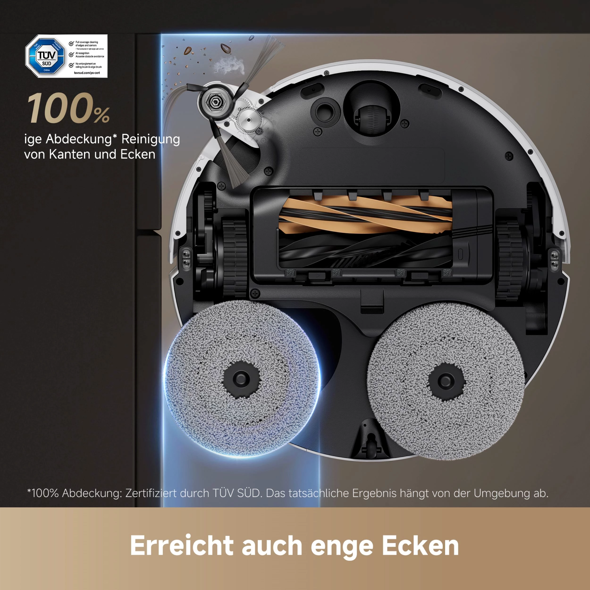 Dreame Nass-Trocken-Saugroboter Dreame X50 Ultra Complete mit Wischfunktion, 20.000 Pa Saugkraft