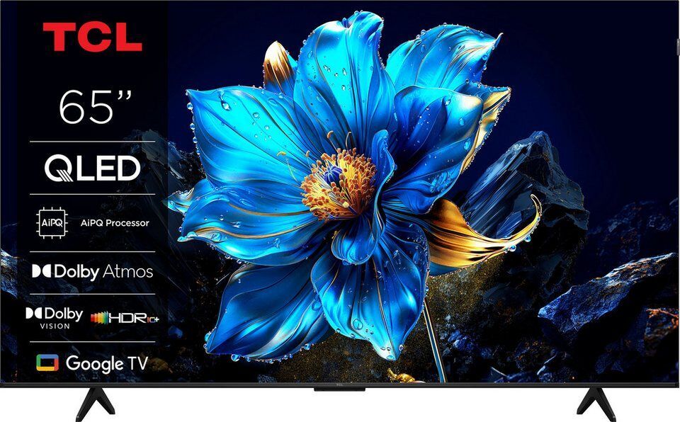 TCL 65P71KX1 QLED-Fernseher (164 cm/65 Zoll, 4K Ultra HD, Google TV, Smart-TV, M