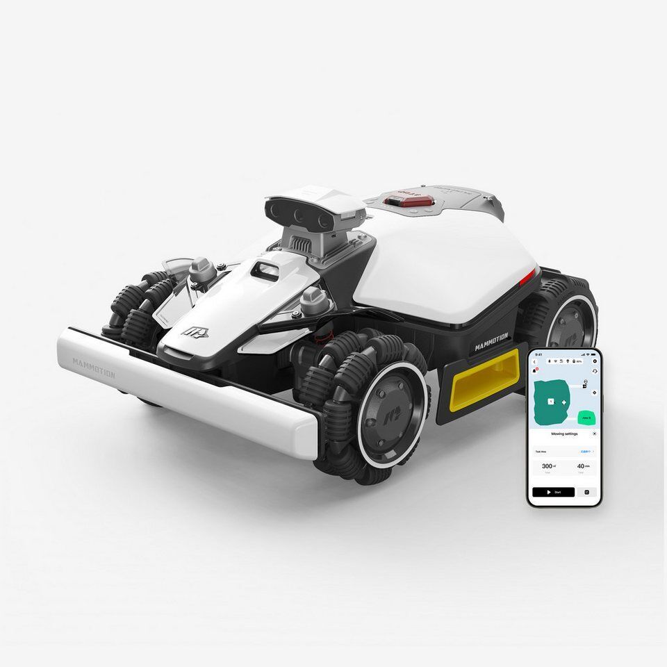 Mammotion Rasenmähroboter LUBA Mini 2 AWD 1000 Mähroboter ohne Begrenzungskabel,