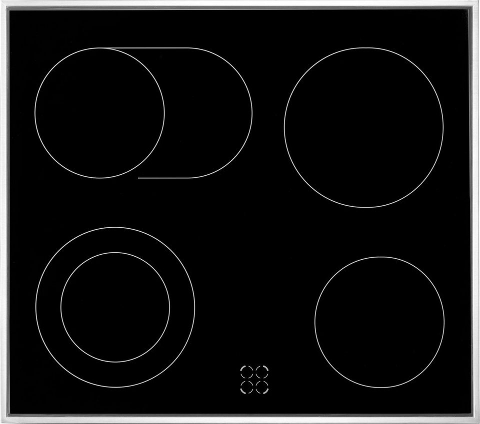 Amica Elektro-Herd-Set EHC 12921 SM, mit Backauszug, Komfortables Kochen und Bac