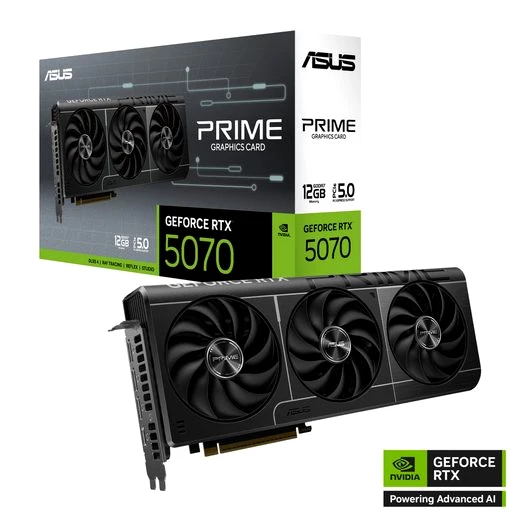 Asus PRIME GeForce RTX 5070 Grafikkarte (12 GB, GDDR7)
