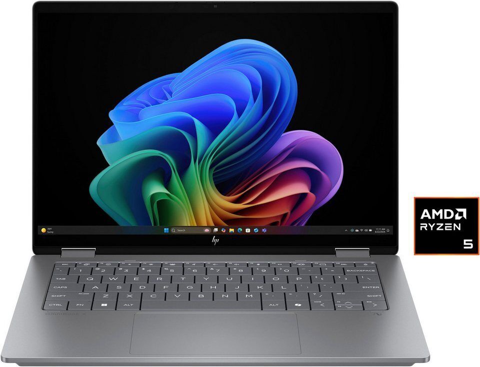 HP OmniBook X Flip 14-fk0252ng Convertible Notebook (35,6 cm/14 Zoll, AMD Ryzen™