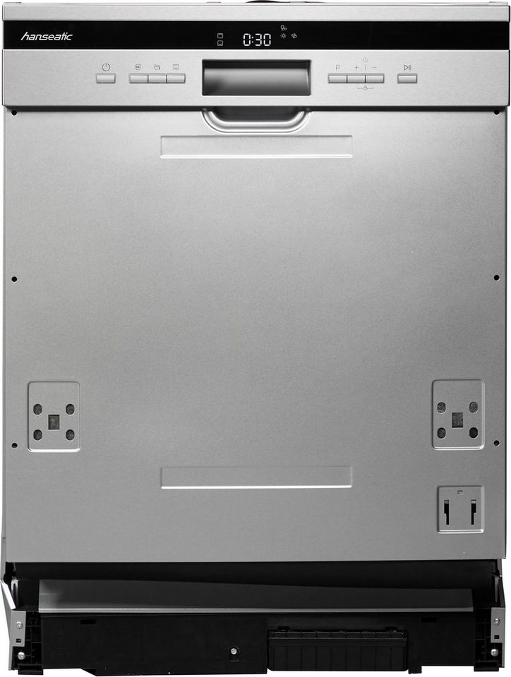 Hanseatic teilintegrierbarer Geschirrspüler HGTI6082C14T7735ES, 14 Maßgedecke, t