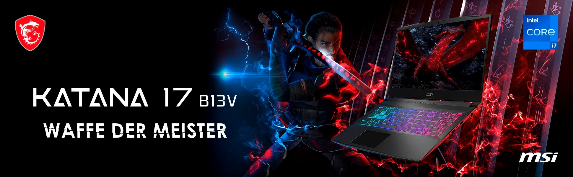 MSI Katana 17 B13VFK-1297 Gaming-Notebook