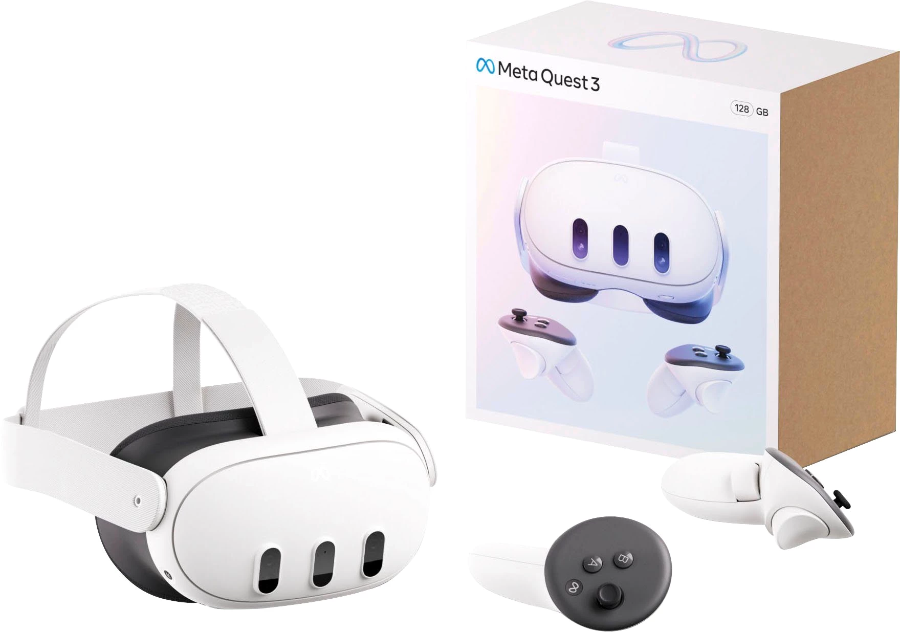 Meta Quest 3 Virtual-Reality-Brille (4128 x 2208 px, 120 Hz, LCD)