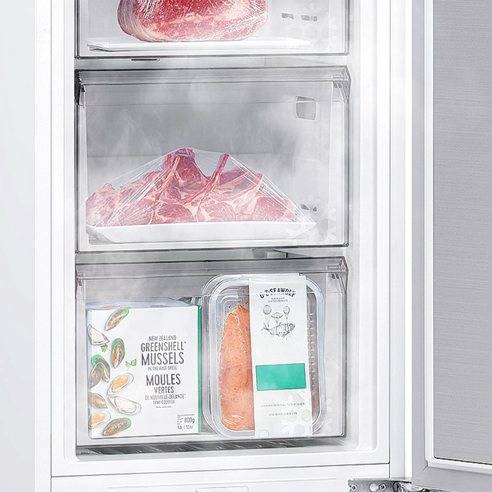 Samsung Einbaugefrierschrank BRZ22610EWW/EG, 177,5 cm hoch, 54 cm breit