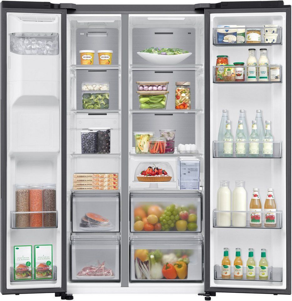 Samsung Side-by-Side RS70F65KETEF, 178 cm hoch, 91,2 cm breit, No Frost+, Al Ene