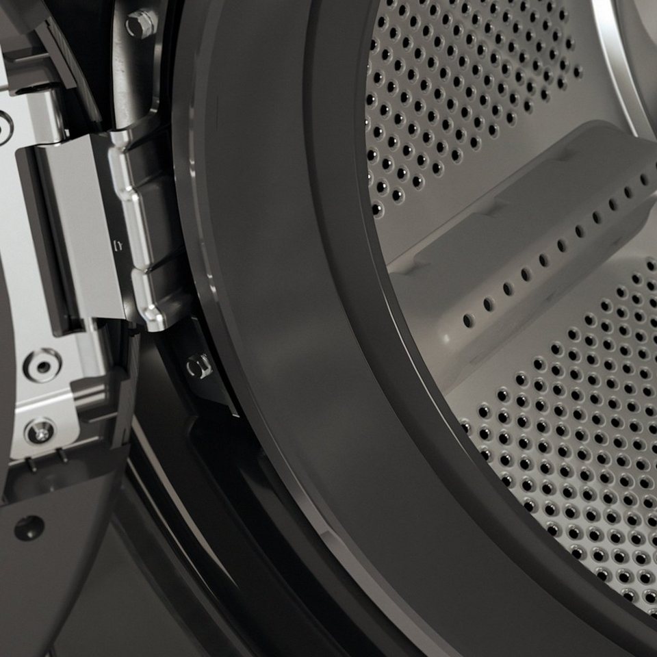 BAUKNECHT Waschmaschine W8 S6300 A, 8 kg, 1400 U/min, Anti-Allergie-Programm, Fl