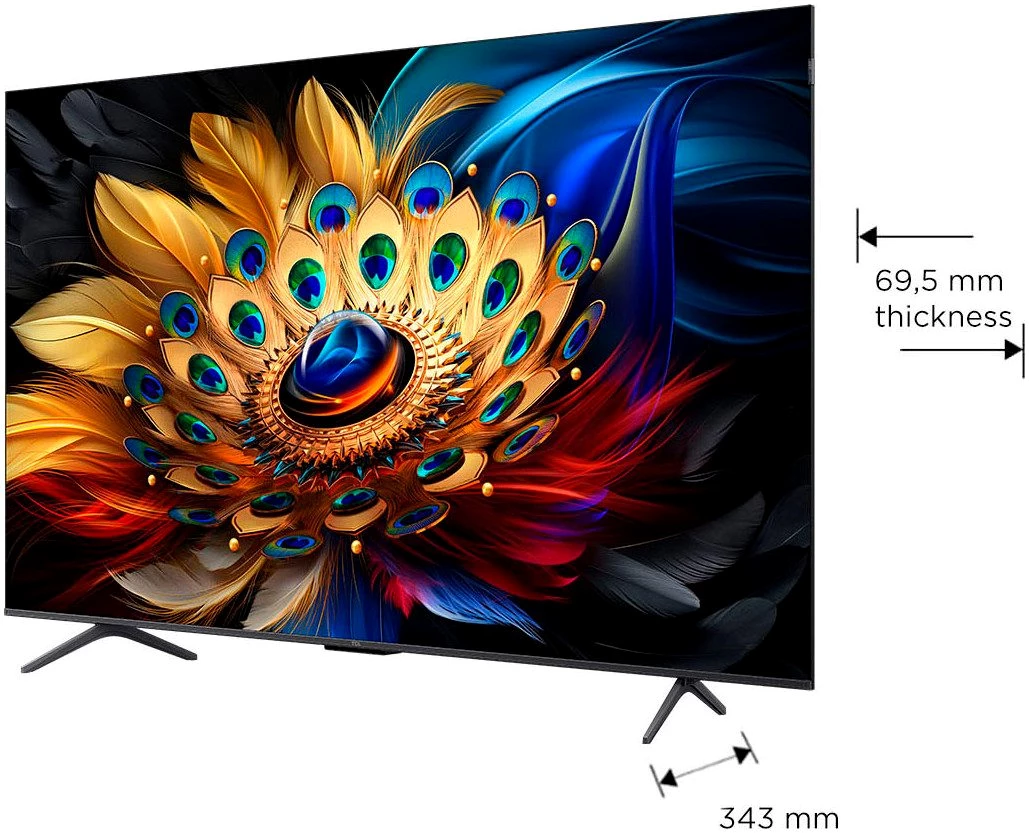 TCL 75C61BX1 QLED-Fernseher
