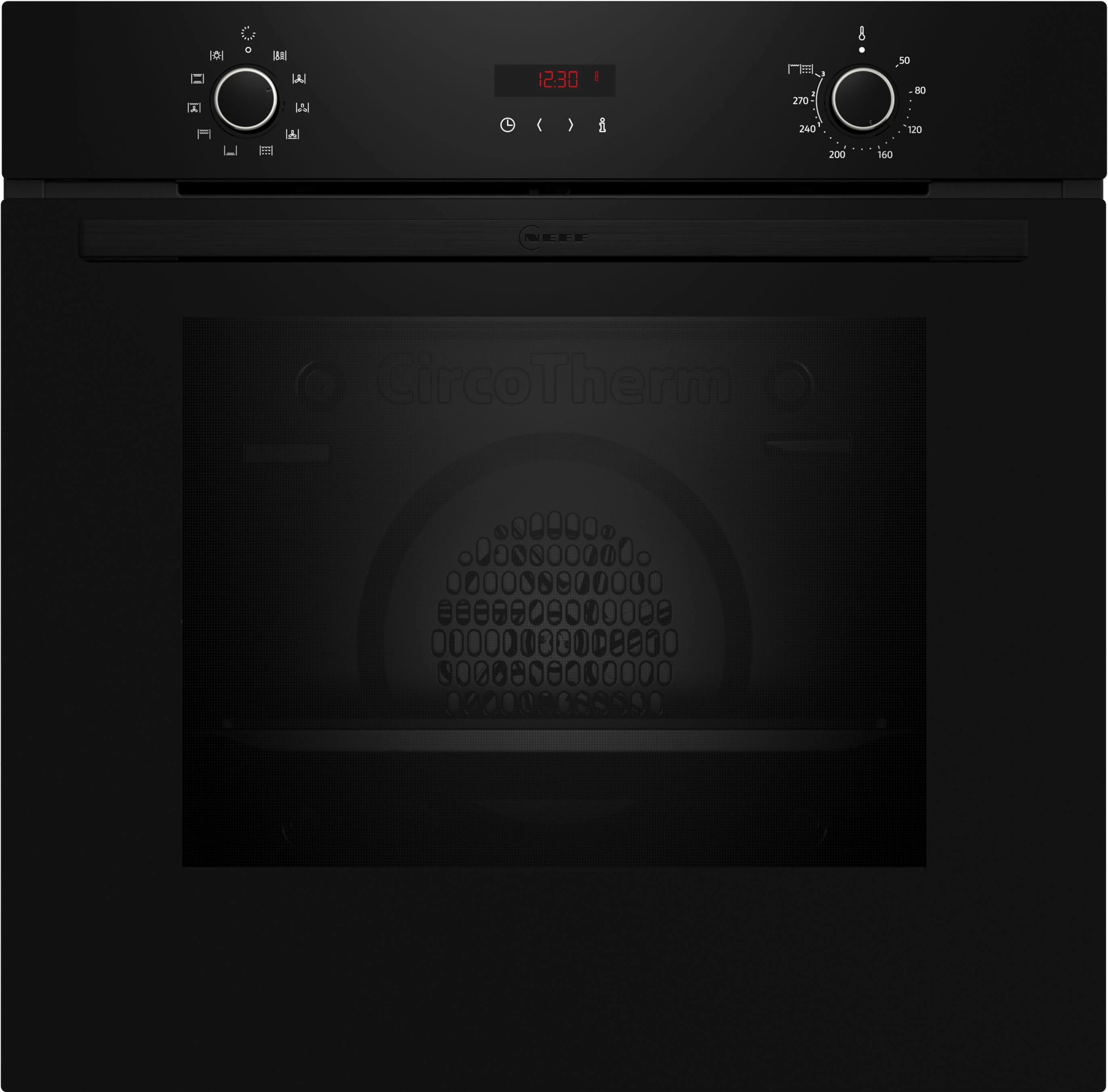 NEFF Backofen-Set BX46PIB0, mit Teleskopauszug nachrüstbar, Pyrolyse-Selbstreinigung