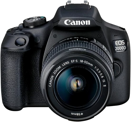Canon EOS 2000D Kit Spiegelreflexkamera , inkl. EF-S 18-55 IS II Objektiv)
