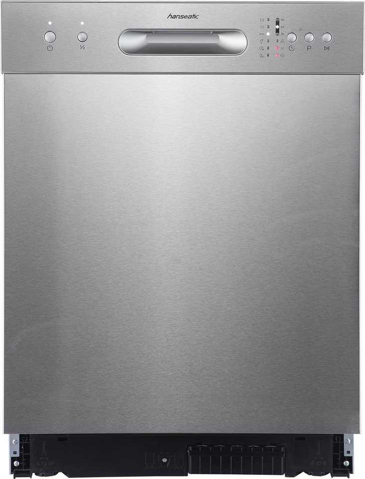 Hanseatic Unterbaugeschirrspüler HGU6082E127735BI, 12 Maßgedecke, für 12 Maßgede