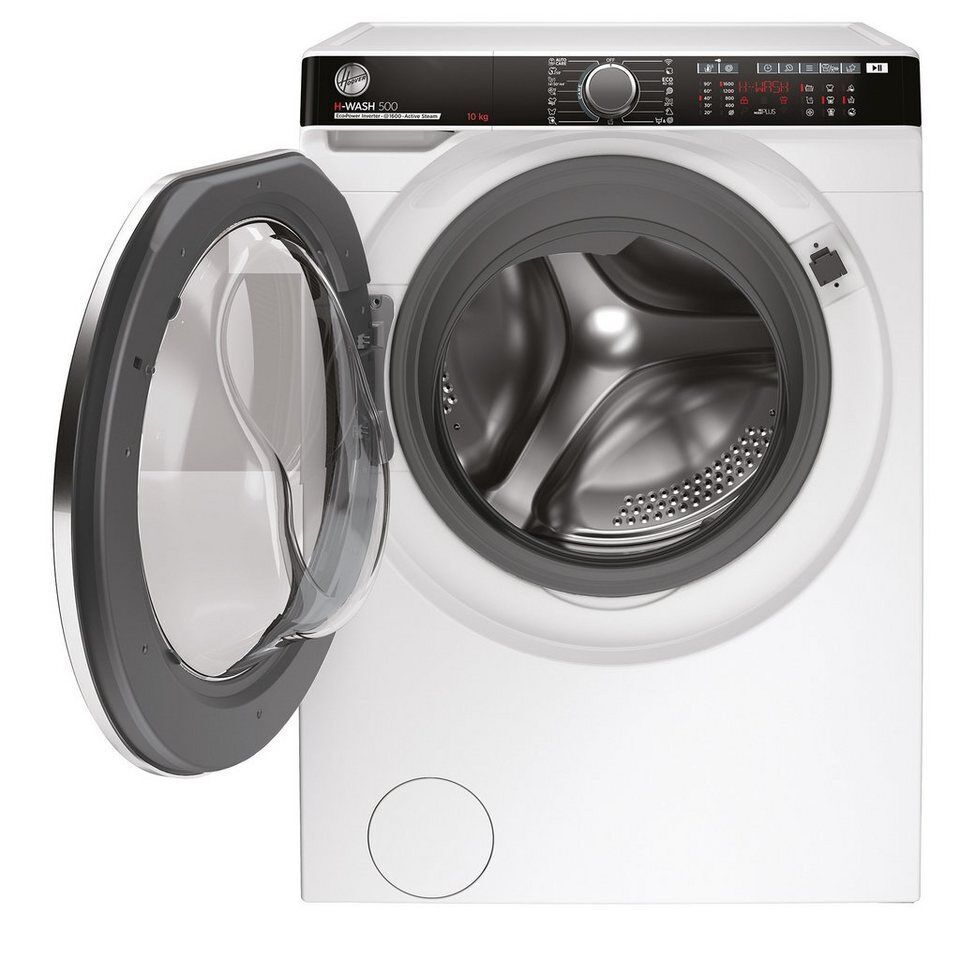 Hoover Waschmaschine H-WASH 500 Pro Design HWP 610AMBC/1-S, 10 kg, 1600 U/min, h