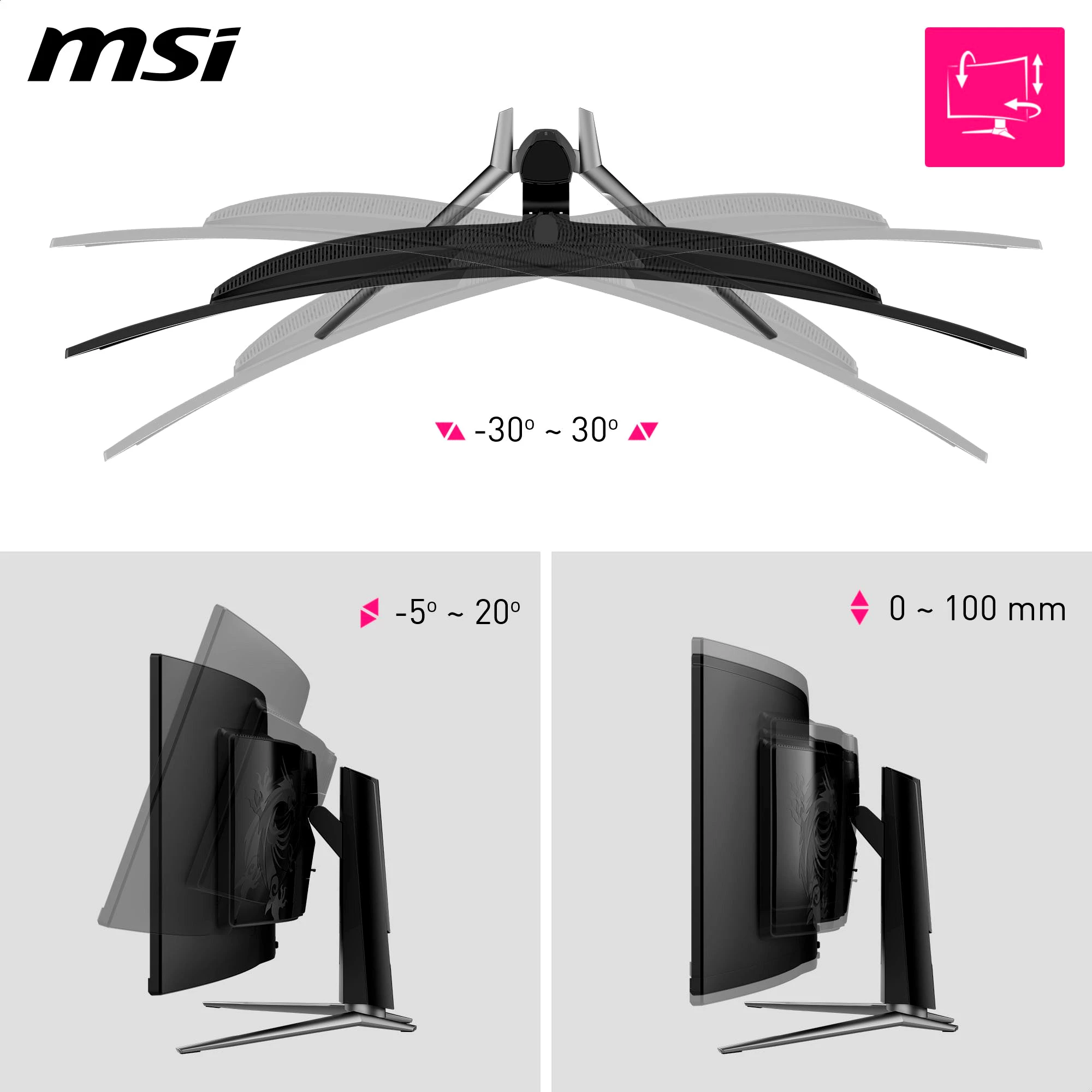 MSI MPG 491CQPX QD-OLED Curved-Gaming-Monitor