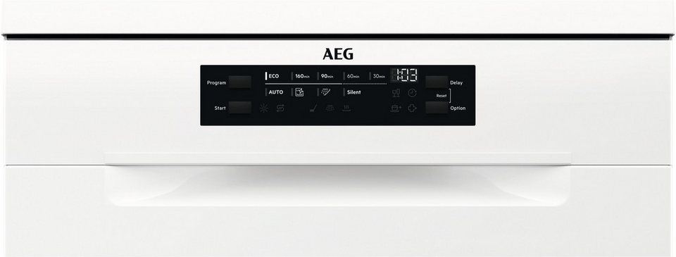 AEG Standgeschirrspüler 5000 FFB7672APW, 14 Maßgedecke, AirDry: Kein Nachtrockne