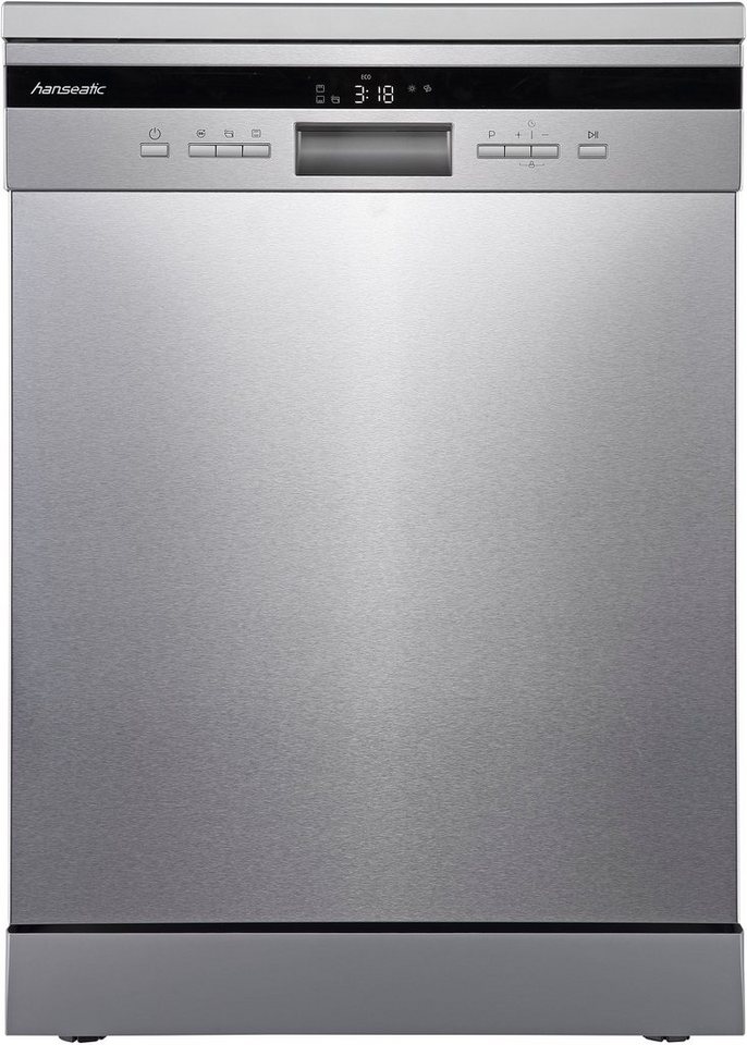 Hanseatic Standgeschirrspüler HG6085C14T7635EI, 14 Maßgedecke, Standgerät, für 1