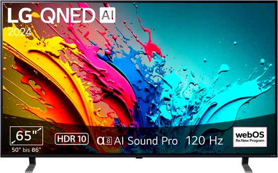 LG 65QNED85T6C QNED-Fernseher (164 cm/65 Zoll, 4K Ultra HD, Smart-TV)