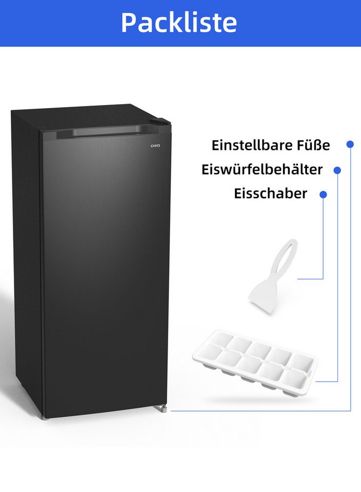 CHiQ Gefrierschrank Schneller Gefrierschrank FSD160D4E, 131 cm hoch, 4 Sterne 14