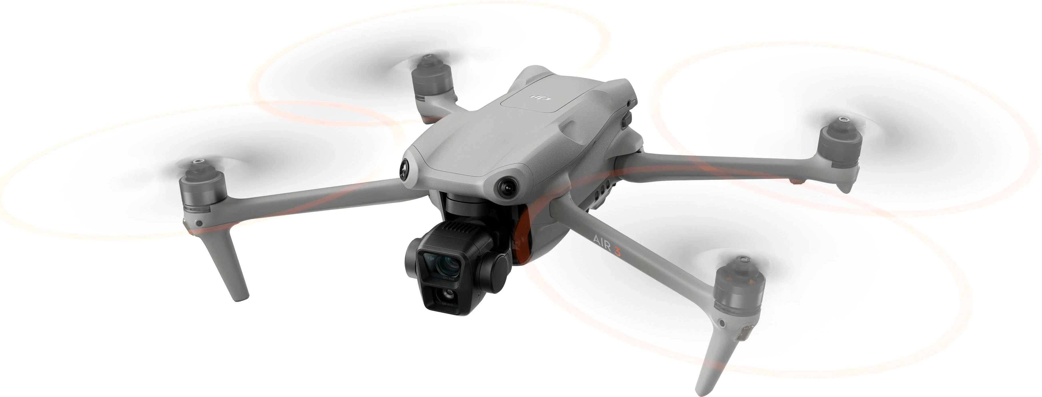 DJI Air 3 Fly More Combo  Drohne (4K Ultra HD, DJI RC-N2 Fernsteuerung, 3 Akkus