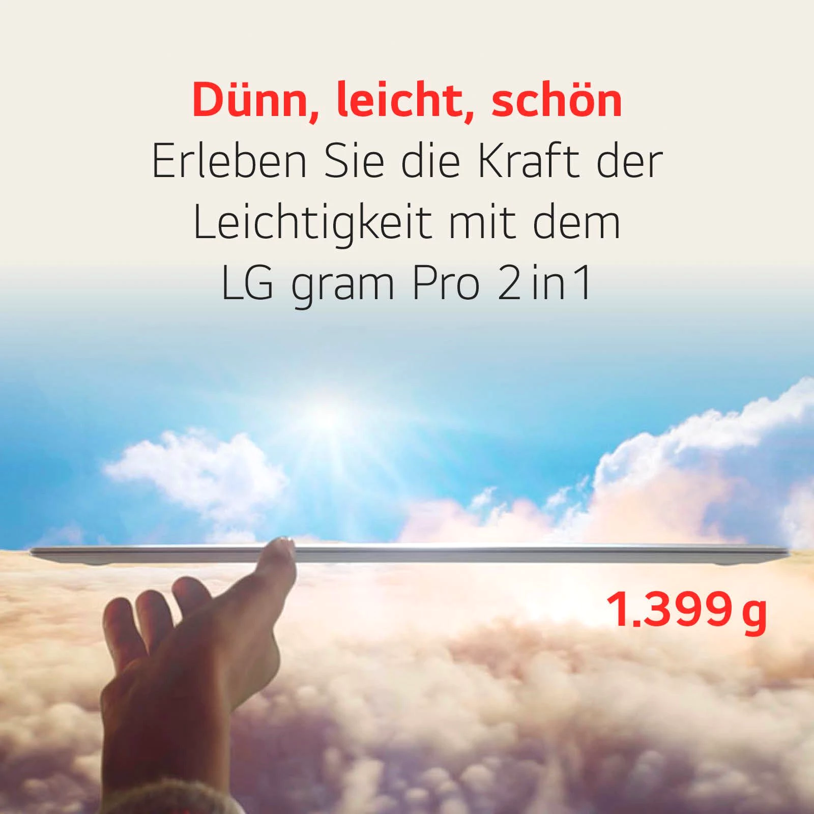 LG Gram Pro 2in1 16&quot; Laptop, OLED-Touchscreen, 16GB RAM, Windows 11 Home